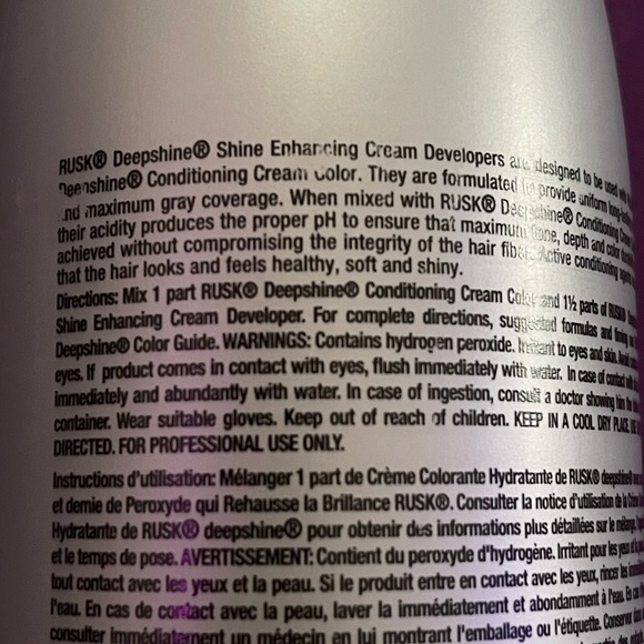 Shine Enhancing Cream Developer - 20 Volume - Picture 4 of 9